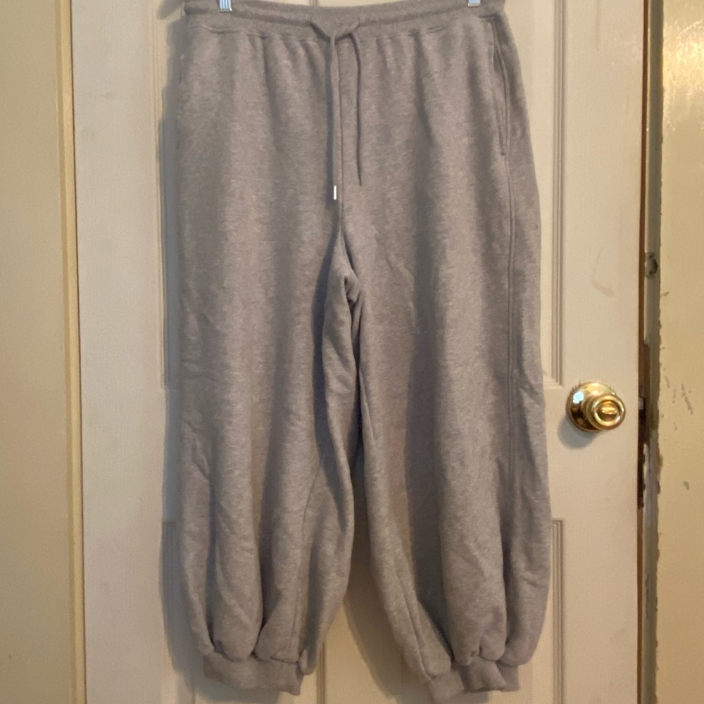 Light wool blend lounge pants